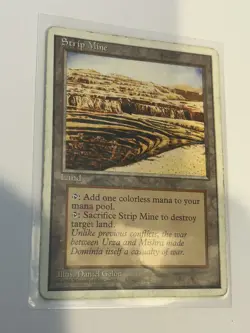 Strip Mine MTG Core Set 4th Edition Regular - Image 4