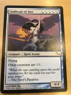 MTG Godhead Of Awe (NM) Shadowmoor Set - Image 1
