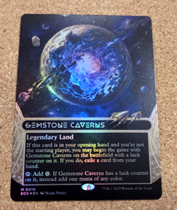 Gemstone Caverns, X1, Foil, Edge of Eternities Stellar Sights, NM - Image 1