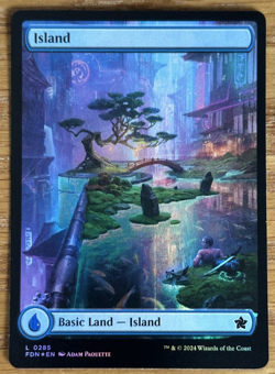 MTG Foundations, Island 0285 - Foil - Image 1