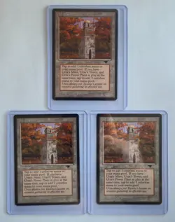Antiquities MTG Urza's Tower (Forest) Lot of 3 - Image 1