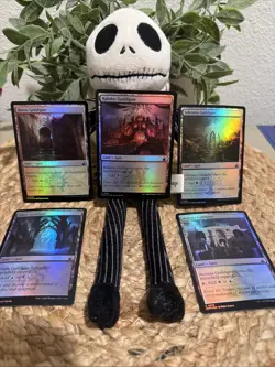 Set Of Guild Gates 5 Lands (one of each) Ravnica Remastered Foil - Image 1