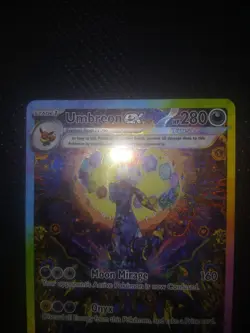 Pokemon TCG Umbreon EX 161/131 Prismatic Evolutions LP to Nm Condition - Image 3