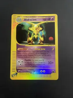 Pokemon Alakazam TCG 2003 Vintage Skyridge 2/144 Reverse Holo Rare - Image 1