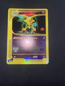 Pokemon Alakazam TCG 2003 Vintage Skyridge 2/144 Reverse Holo Rare - Image 2