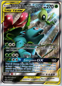 Celebi & Venusaur GX SM167 SM Promos - Pokemon Card - NM - Image 1