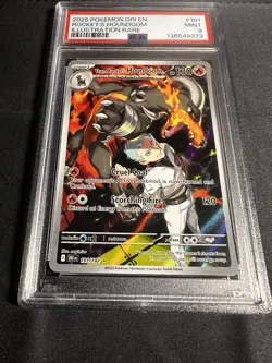 2025 Pokemon DRI EN Rockets Houndoom IR PSA 9 - Image 2