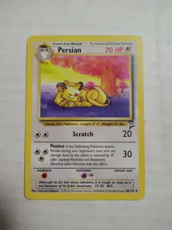 Persian 056/130 Base Set 2 Uncommon Normal MP Pokemon TCG - Image 1