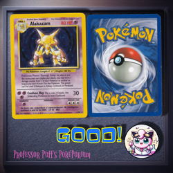 Alakazam #1 Pokemon TCG Base Set Unlimited Holo Rare GOOD condition - Image 1