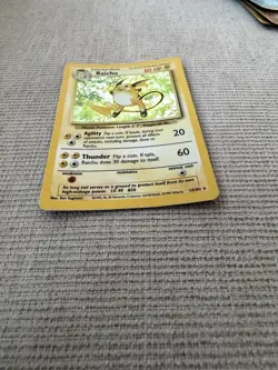 Pokemon Raichu 014/102 Base Set Holo - Image 3