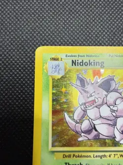 Pokemon Nidoking Base Set 11/102 Holo Rare 1999 HP - Image 3