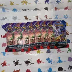 Temporal Forces Pokemon TCG Sleeved Booster Packs (Set Of 8) - Image 1
