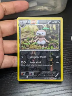 NUZLEAF 72/122 2016 Pokemon XY Breakpoint Reverse Holo TCG Stage 1 - Image 1