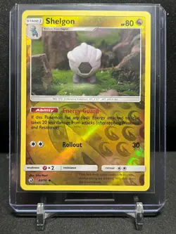 Shelgon 43/70 Reverse Holo Pokemon 2018 Dragon Majesty LP - Image 1