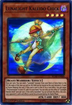 Lunalight Kaleido Chick - BLHR-EN068 - Ultra Rare - 1st Edition Lightly Played B - Image 1