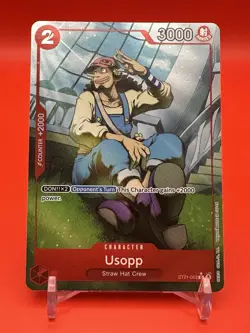 Usopp Parallel ST21-002 Starter Deck EX: Gear 5 One Piece TCG English Bandai - Image 1