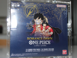 One Piece TCG Romance Dawn OP01 Display Englisch Sealed Blue Bottom - Image 1