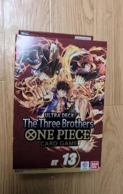 One Piece TCG: The Three Brothers Ultra Deck Box ST-13 Factory Sealed - Image 1