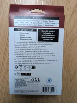 One Piece TCG: The Three Brothers Ultra Deck Box ST-13 Factory Sealed - Image 2