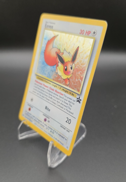 EEVEE / Black Star Holo Promo Pokemon #11 Vintage 1999-2000 MP Card - Image 3