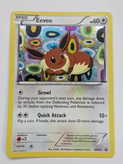 Eevee BW94 Black Star Promo MP Pokemon TCG Holo Black & White Era MP - Image 1