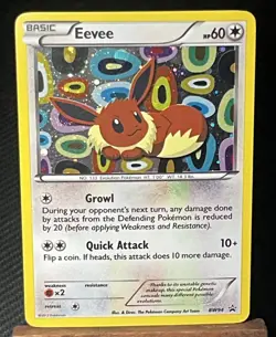 Pokemon Eevee TCG Black White BW94 Black Star Promo NM LP - Image 1