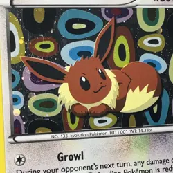 Pokemon Eevee TCG Black White BW94 Black Star Promo NM LP - Image 3
