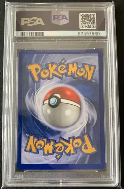 1999 Pokemon Fossil LAPRAS Unlimited HOLO RARE 10/62 PSA 7 NM - Image 2
