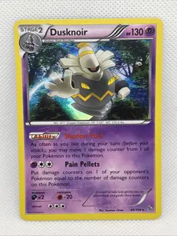 Pokemon TCG - Dusknoir - 40/106 - XY Flashfire - LP Holo Rare (2014) - Image 1