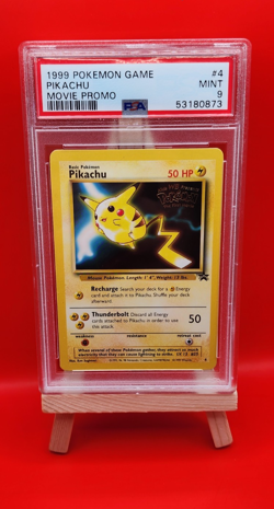 Pikachu 04/53 (Movie Promo) US SELLER - Wotc Promo Regular (PSA 9) Pokemon TCG - Image 1