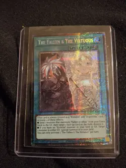 Yu-Gi-Oh The Fallen And The Virtuous 1st Edition Starlight Rare NM - Image 1