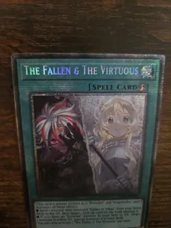 Yu-Gi-Oh Starlight Rare The Fallen & The Virtuous 1st Edition and Near Mint - Image 2