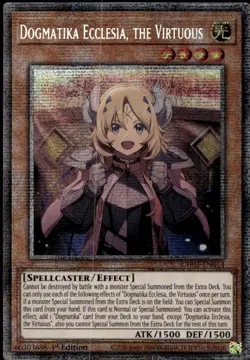 Dogmatika Ecclesia, the Virtuous 1st Ed Starlight Rare CH01-EN014 Yu-Gi-Oh! - Image 1