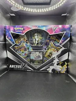 Pokemon TCG Arceus V Figure Collection Box Factory Sealed Brilliant Stars 2022 820650850165 - Image 1