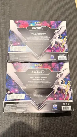 Pokemon TCG Arceus V Figure Collection Sealed LOT OF 2 - damaged box - Image 2