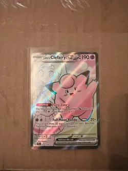 Pokemon Lillie's Clefairy EX 173/159 Full Art Holo SV9 Journey Together - Image 1