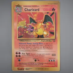 Pokemon Card Charizard 4/102 Corocoro Comic Promo JUMBO E-V English Japan JB131 - Image 1