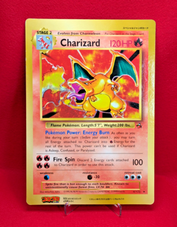 Charizard 4/102 CoroCoro Comics Jumbo Promo Japanese Pokemon Card 1999 120HP - Image 1