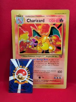 Charizard 4/102 CoroCoro Comics Jumbo Promo Japanese Pokemon Card 1999 120HP - Image 3