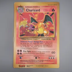 Pokemon Card Charizard 4/102 Corocoro Comic Promo JUMBO E-V English Japan JB125 - Image 1