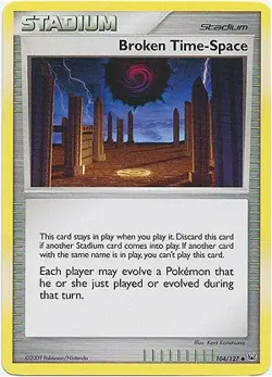 Pokemon Platinum Edition Uncommon Card - Broken Time-Space 104/127 - Image 1