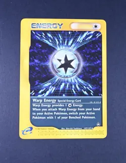 NM Warp Energy Non-Holo 147/147 Aquapolis Pokemon Card - Image 1