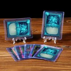 Hard Trading Cards Sleeves Plastic Card Case Cover 3x4 Collector Clear - Image 3