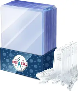 Hard Trading Cards Sleeves Plastic Card Case Cover 3x4 Collector Clear - Image 1