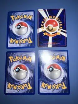Pokemon Vintage Holo Cards Lot Of 4 - Conditions Vary - See Photos! - Image 2
