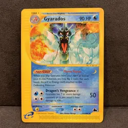 2003 Skyridge Gyarados Rare Non Holo 11/144 Pokemon Card Game TCG - Image 1