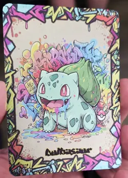 Mending Clown Bulbasaur Holo - Fan Art Card - Image 1