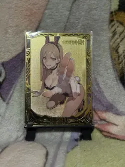 GODDESS STORY LSP #166/200 POWER CHAINSAW MAN GOLD METAL ANIME CARD - Image 1