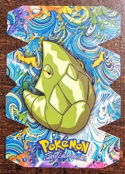 2000 Topps Series 2 Pokemon Metapod#11 EV2/12 TV Animation Edition Die Cut Card - Image 1