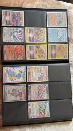 Pokemon Card Collection Binder Multiple Rare Cards VG-M Condition - Image 3